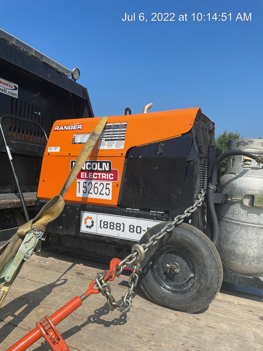 2021 Lincoln Electric Ranger 305 LPG LPG One-Pak (includes undercarriage, tank holder & tank strap) ORANGE