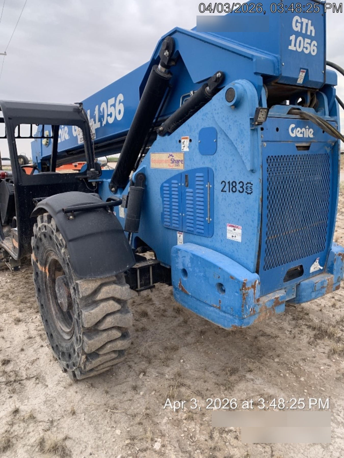 2016 GENIE GTH-1056