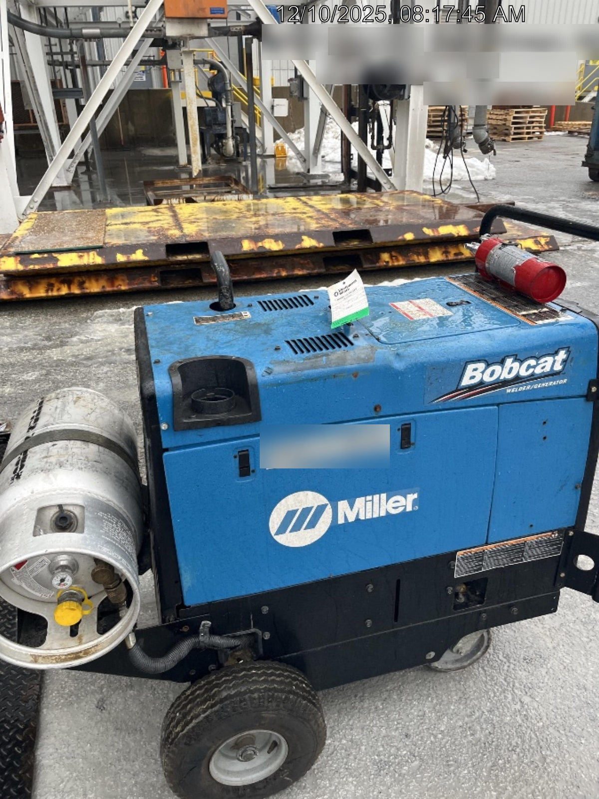 2019 Miller Electric BOBCAT 250 Standard w/Running Gear, Bracket, Hose