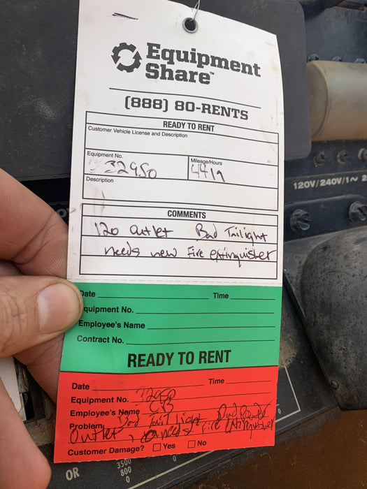 2022 Lincoln Electric LE400 Kubota V1505, Trlr, Cable Rack, Light Kit, ES Decals, T3