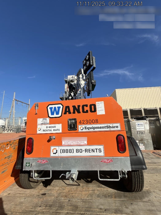 2024 Wanco WLTT-4MM4K Diesel, Deep Sea Controller, Shore Power Plug, Auto Start, (4) 350W LED Floodlights, 4kW Generator, 60 Gal Fuel Tank, 2" Ball, T3