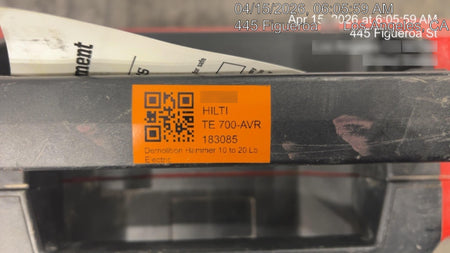 2019 HILTI TE 700-AVR