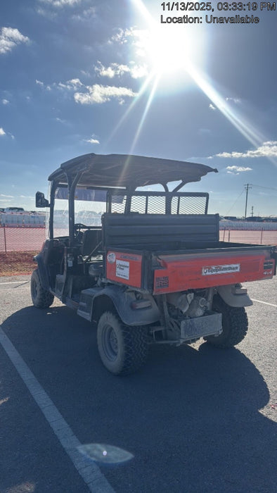 2022 Kubota RTV-X1140W-H Plastic Canopy, Windshield Acrylic Clear, LED Strobe Light, Wire Harness Kit, Back up Alarm