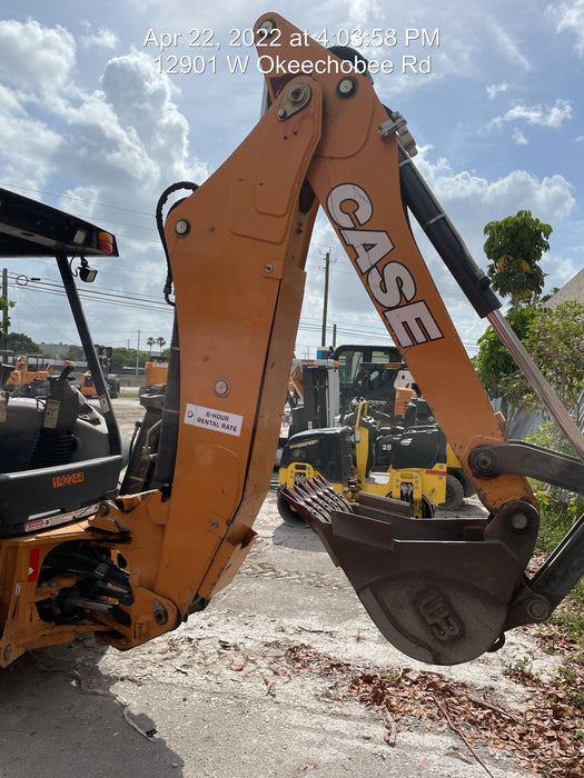 2018 Case 580N EP STANDARD HOE, ROPS, PILOT CONTROLS, AUX HYD