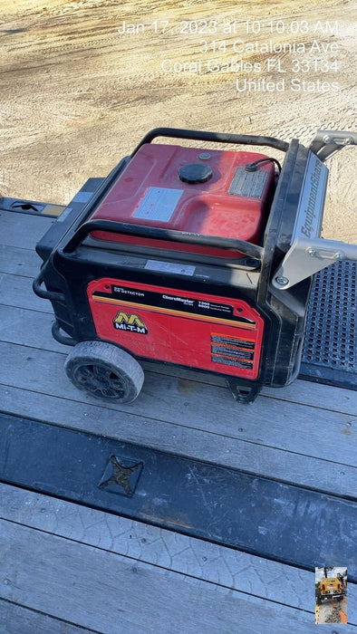 2022 Mi-T-M GEN-8000-IMM1E 7300W, (2) 120V Outlets, GFCI, Inverter