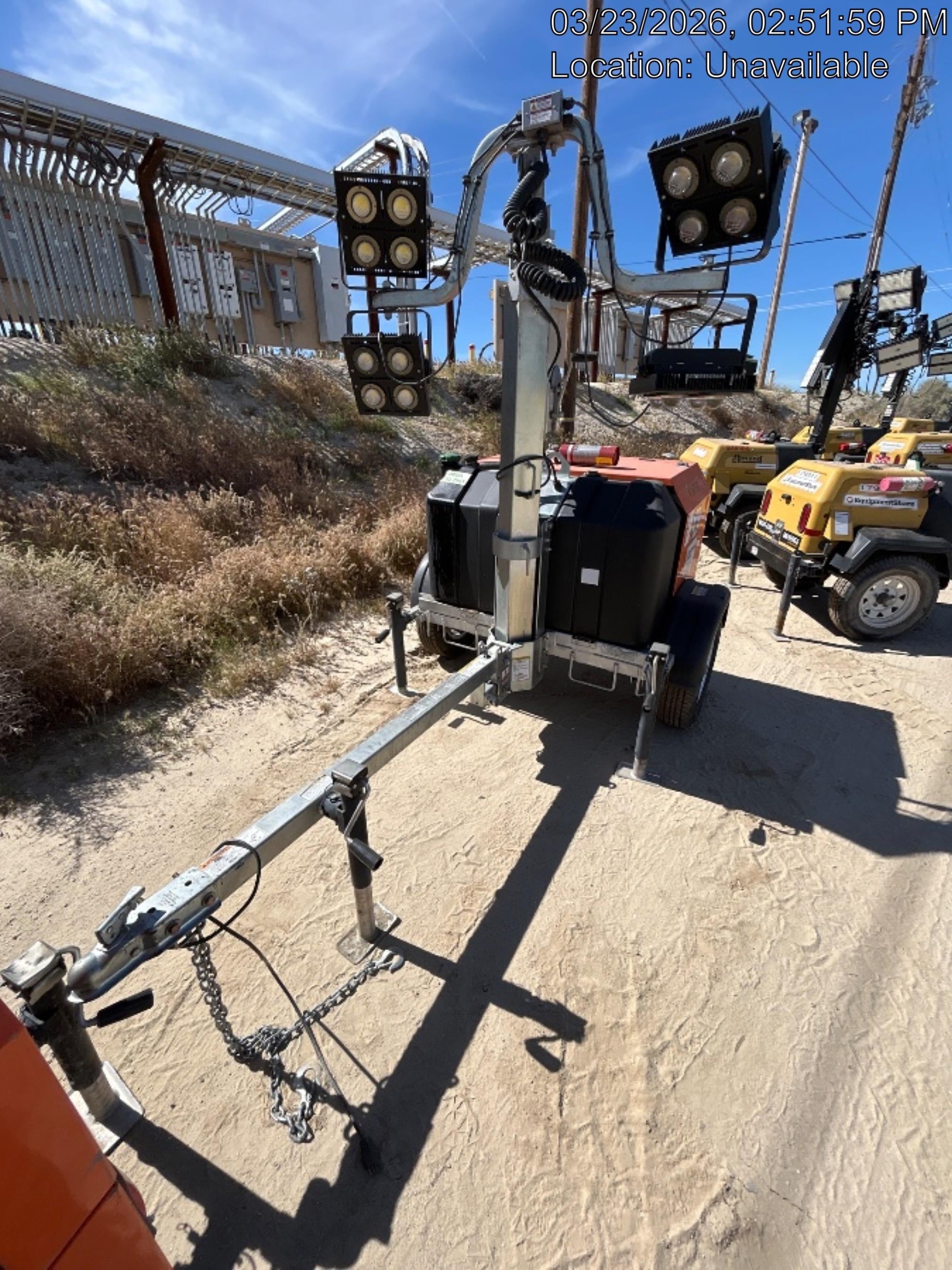 2024 Wanco WLTT-4MM4K Diesel, Deep Sea Controller, Shore Power Plug, Auto Start, (4) 350W LED Floodlights, 4kW Generator, 60 Gal Fuel Tank, 2" Ball, T3