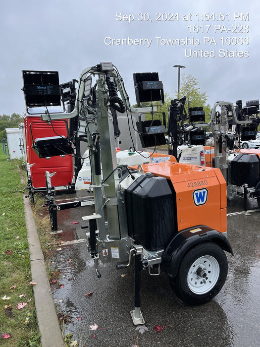2024 Wanco WLTT-4MM4K Diesel, Deep Sea Controller, Shore Power Plug, Auto Start, (4) 350W LED Floodlights, 4kW Generator, 60 Gal Fuel Tank, 2" Ball, T3