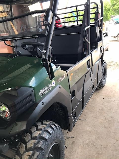 Kawasaki Mule PRO-DXT Standard Options, Backup Alarm, Beacon, Plastic Hard Top, Poly Windshield, Horn Kit