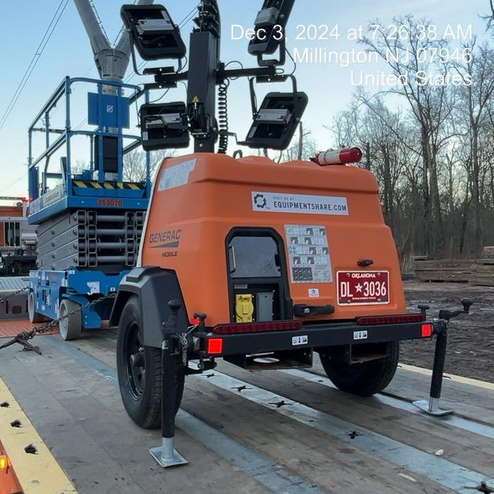 2023 Generac MLT2 Diesel, Flex Switch 120V Input, Powerzone Controller, 
(4) 320W LED Lights, 4kW Generator, 39.9 Gal Fuel Tank, 2" Ball, T3