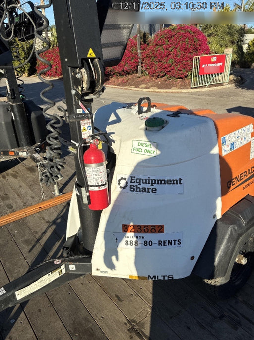 2023 Generac MLT2 Diesel, Flex Switch 120V Input, Powerzone Controller, (4) 320W LED Lights, 4kW Generator, 39.9 Gal Fuel Tank, 2" Ball, T3