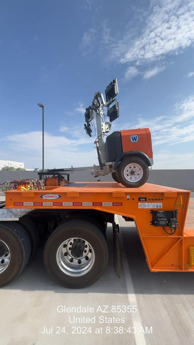 2024 Wanco WLTT-4MM4K Diesel, Deep Sea Controller, Shore Power Plug, Auto Start, (4) 350W LED Floodlights, 4kW Generator, 60 Gal Fuel Tank, 2" Ball, T3