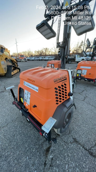 2023 Generac MLT2 Diesel, Flex Switch 120V Input, Powerzone Controller, (4) 320W LED Lights, 4kW Generator, 39.9 Gal Fuel Tank, 2" Ball, T3