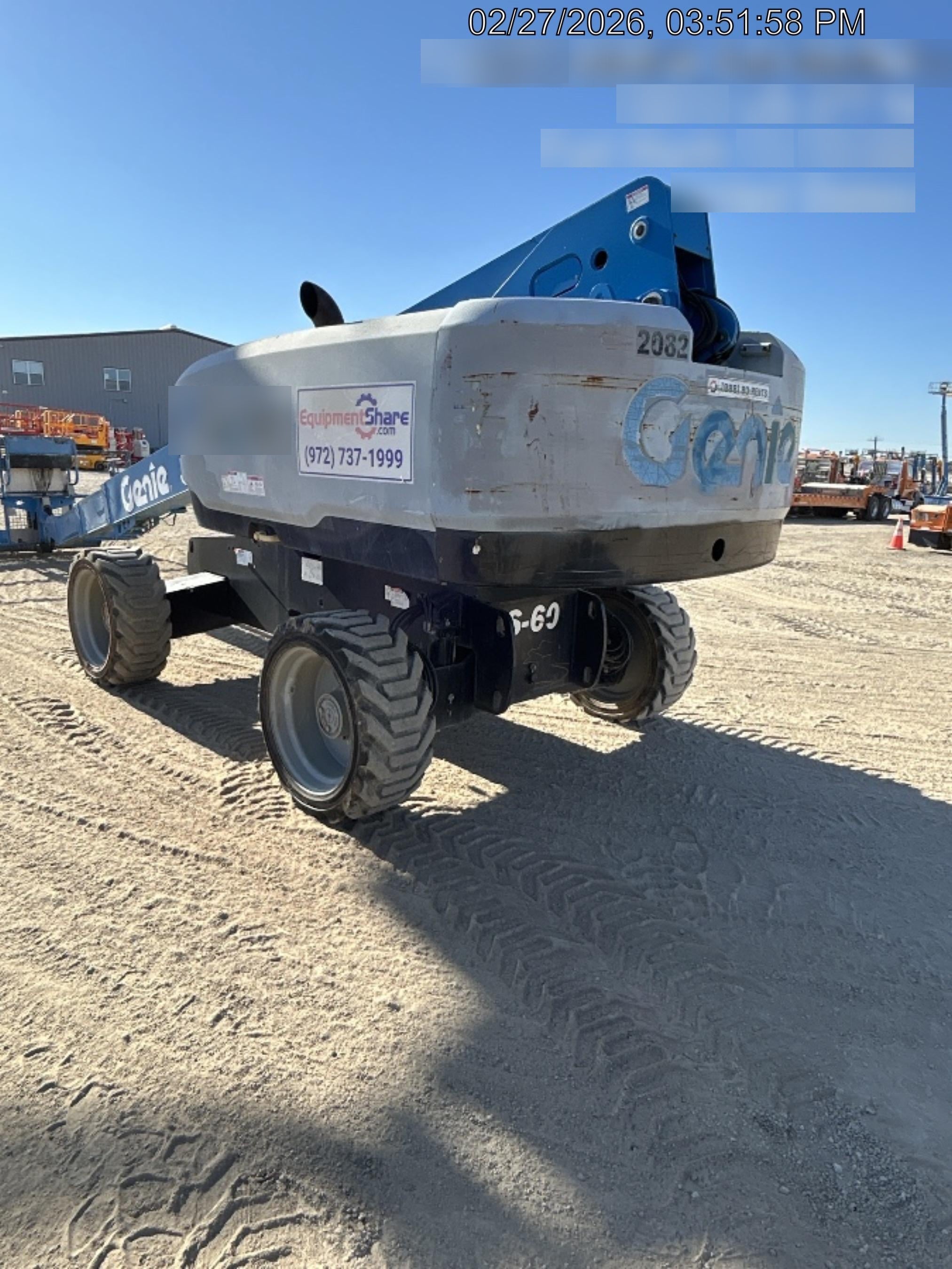 2016 GENIE S-60 X