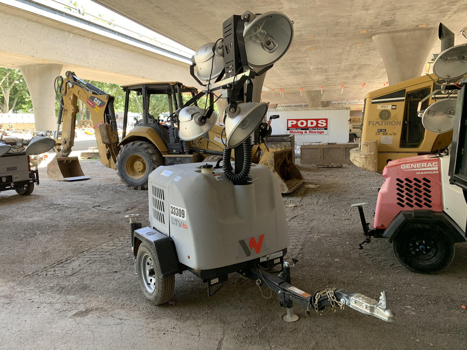 2019 Wacker Neuson LTV6L-MH Wacker Neuson LTV6L Mobile Light Tower w/Fuel Level Sensor Installed