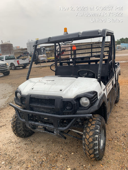 2019 Kawasaki MULE PRO-DX, 2-3 Seat Standard Options, Backup Alarm, Beacon, Plastic Hard Top, Poly Windshield, Horn Kit