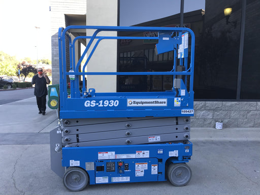 2020 Genie GS-1930 Fixed rails with chain entry gate - Pre A92.20, 800W Inverter