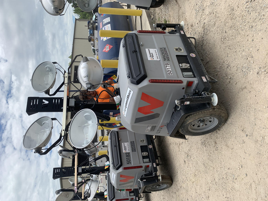 2019 Wacker Neuson LTV6L-MH Mobile Light Tower w/Fuel Level Sensor Installed