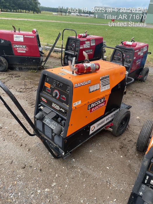 2020 Lincoln Electric Ranger 305 LPG Engine Driven Welder (Kohler®) One-Pak