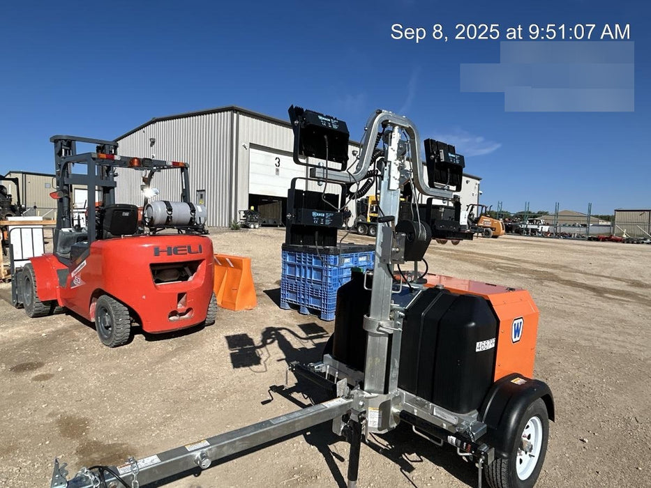 2024 Wanco WLTT-4MM4K Diesel, Deep Sea Controller, Shore Power Plug, Auto Start, (4) 350W LED Floodlights, 4kW Generator, 60 Gal Fuel Tank, 2" Ball, T3