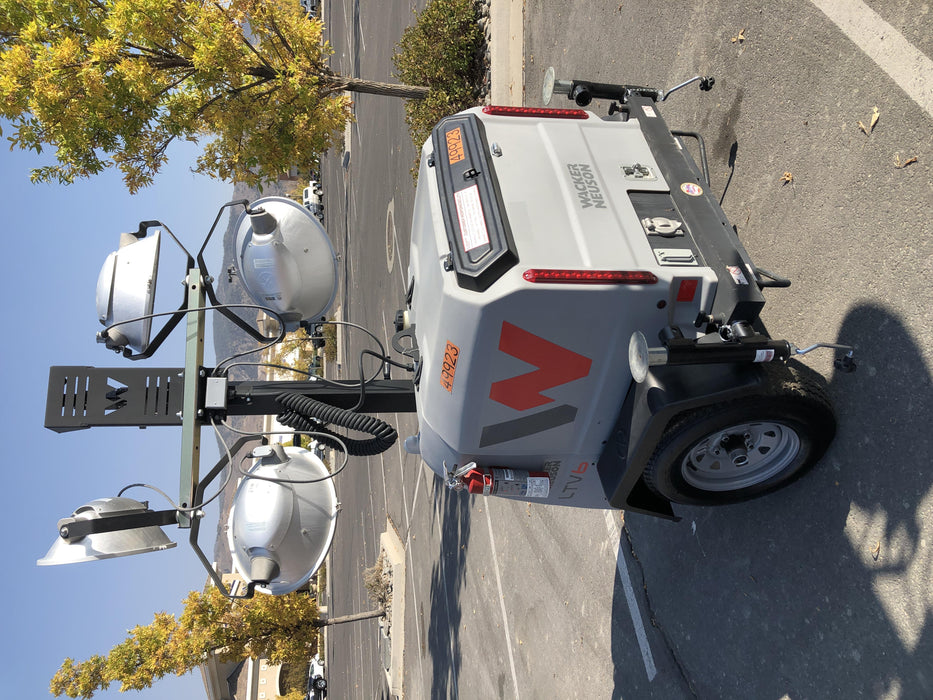2019 Wacker Neuson LTV6L-MH Mobile Light Tower w/Fuel Level Sensor Installed