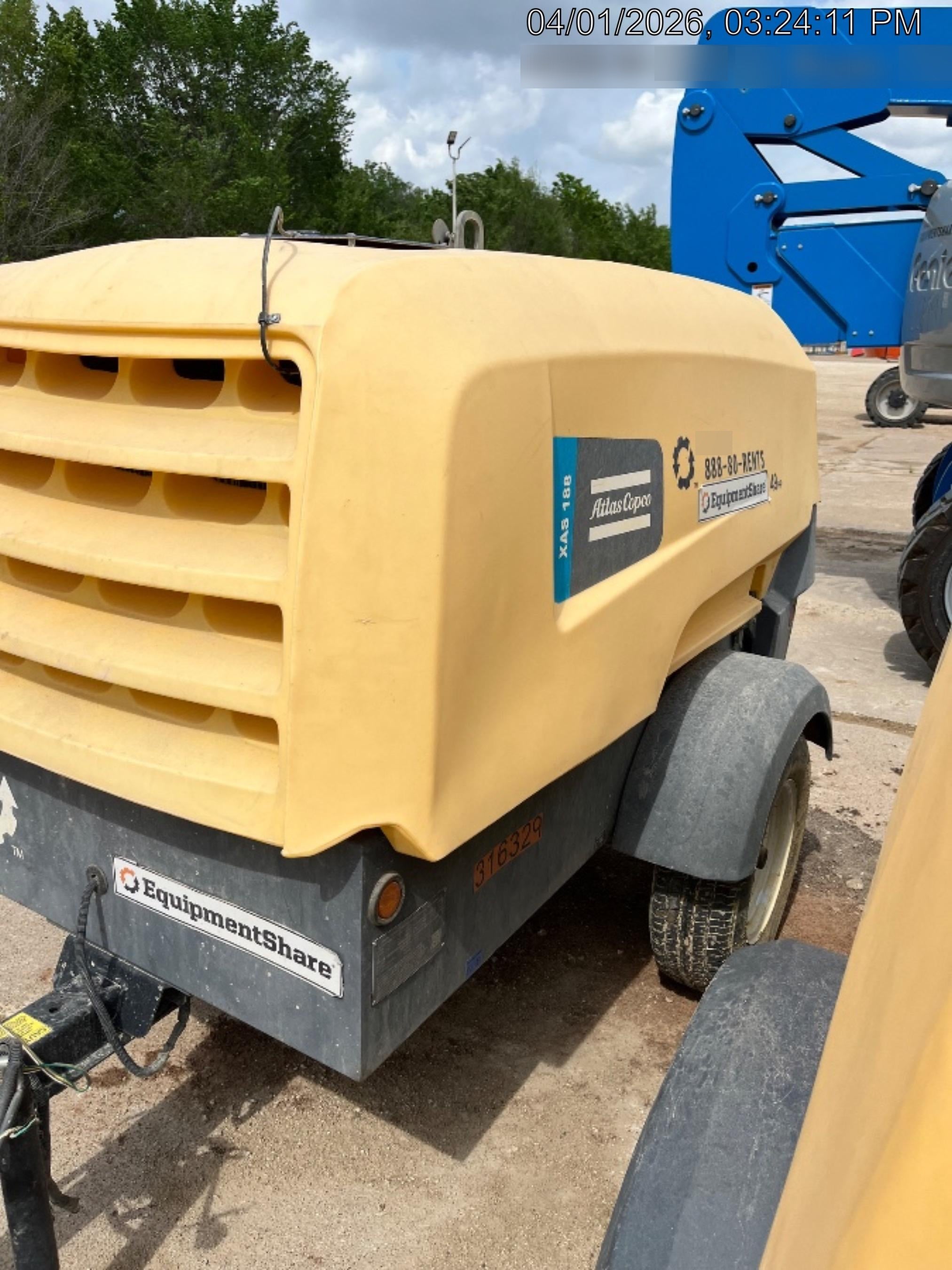 2023 ATLAS COPCO XAS188 CWK
