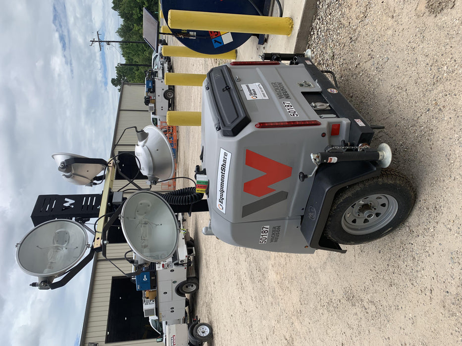 2019 Wacker Neuson LTV6L-MH Mobile Light Tower w/Fuel Level Sensor Installed