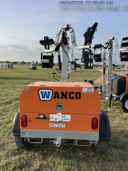 2024 Wanco WLTT-4MM4K Diesel, Deep Sea Controller, Shore Power Plug, Auto Start, (4) 350W LED Floodlights, 4kW Generator, 60 Gal Fuel Tank, 2" Ball, T3
