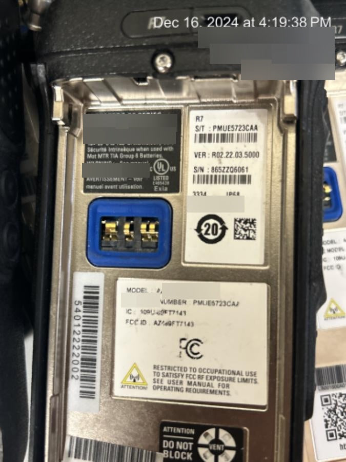 2023 MOTOROLA R7 NON-DISPLAY