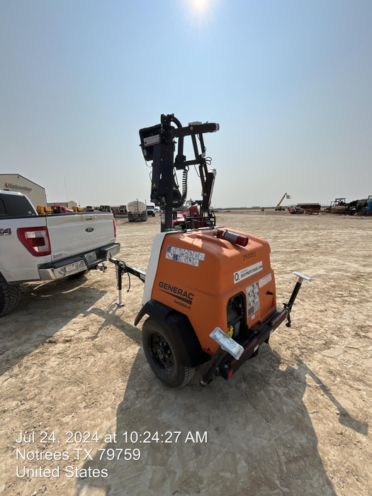 2024 Generac MLT2 Diesel, Flex Switch 120V Input, Powerzone Controller, 
(4) 320W LED Lights, 4kW Generator, 39.9 Gal Fuel Tank, 2" Ball, T3