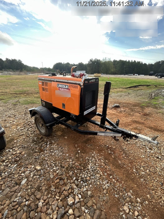 2022 Lincoln Electric LE400 Kubota V1505, Trlr, Cable Rack, Light Kit, ES Decals, T3