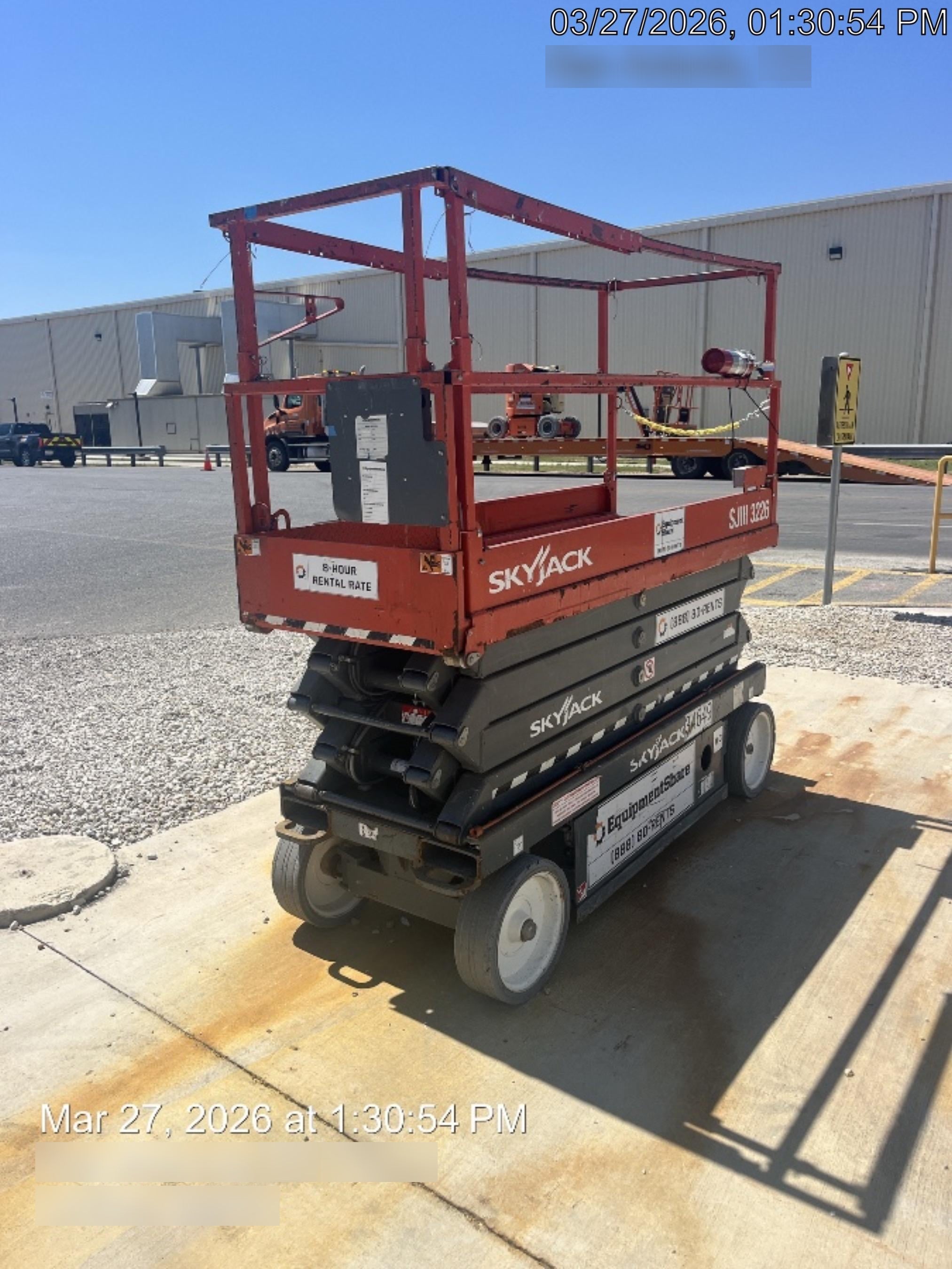 2019 Skyjack SJIII-3226 Standard Options, Trojan Batteries
