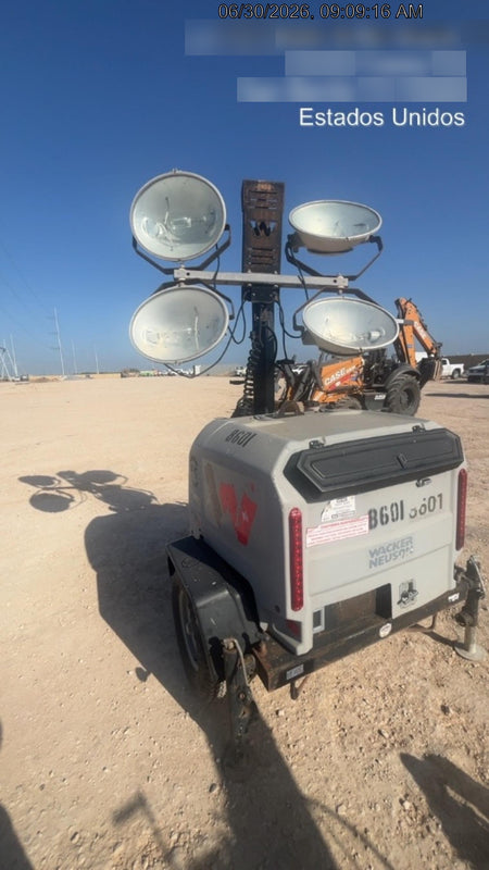 2018 Wacker Neuson LTV6L-MH Wacker Neuson LTV6L Towable Light Tower