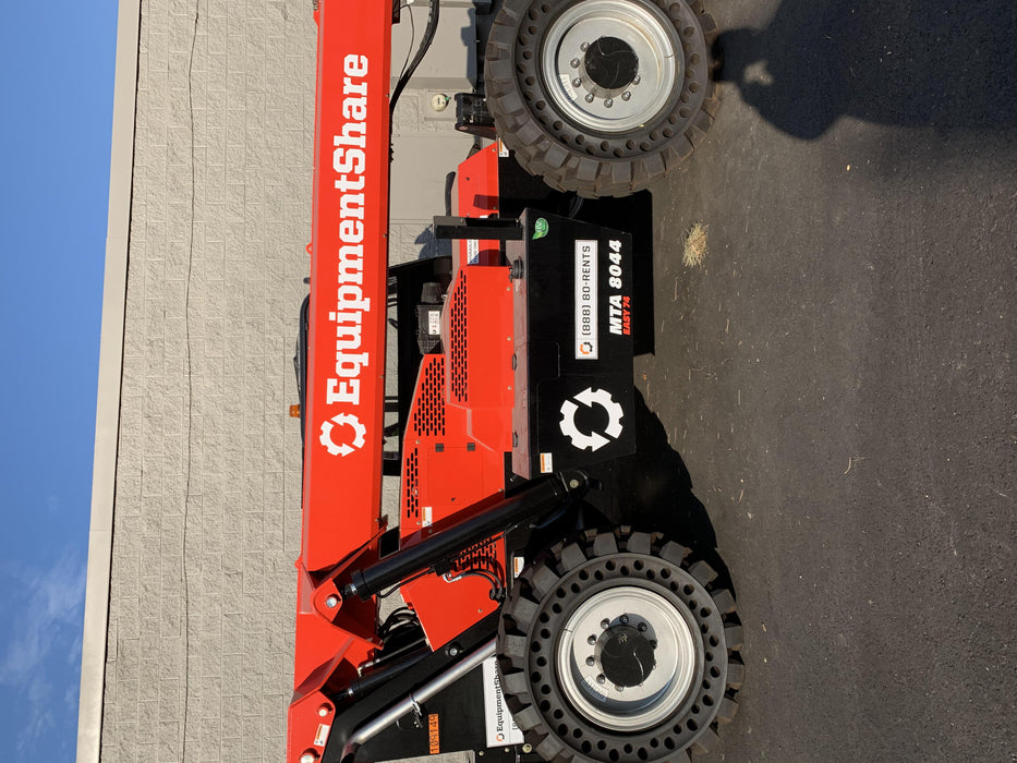 2020 Manitou MTA8044 Cab/Heat/Air, Solid Tires, Work Lights, Beacon, Aux Hydraulics, Back up Alarm, Lifting Eye, Mirrors, ES Keypad