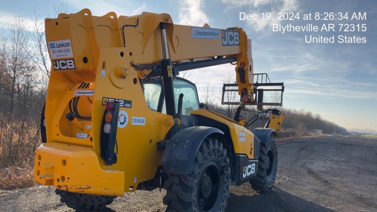 2022 JCB 512-56 74Hp Dsl, Cab/Heat/Air, Sld Tires, LED WL, Bcn, L Hook, EST
