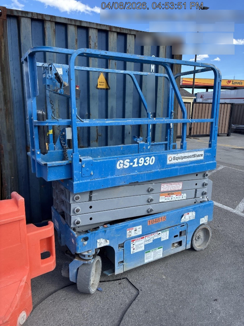 2020 Genie GS-1930 Fixed rails with chain entry gate - Pre A92.20