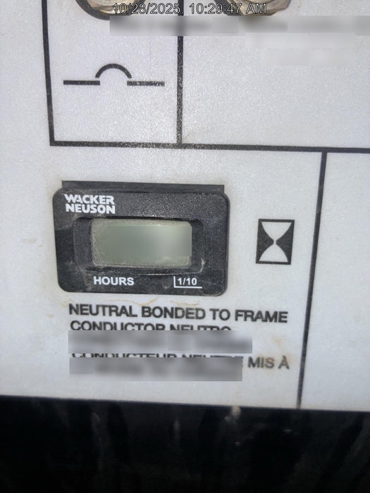 2019 Wacker Neuson LTV6L-MH Wacker Neuson LTV6L Mobile Light Tower w/Fuel Level Sensor Installed