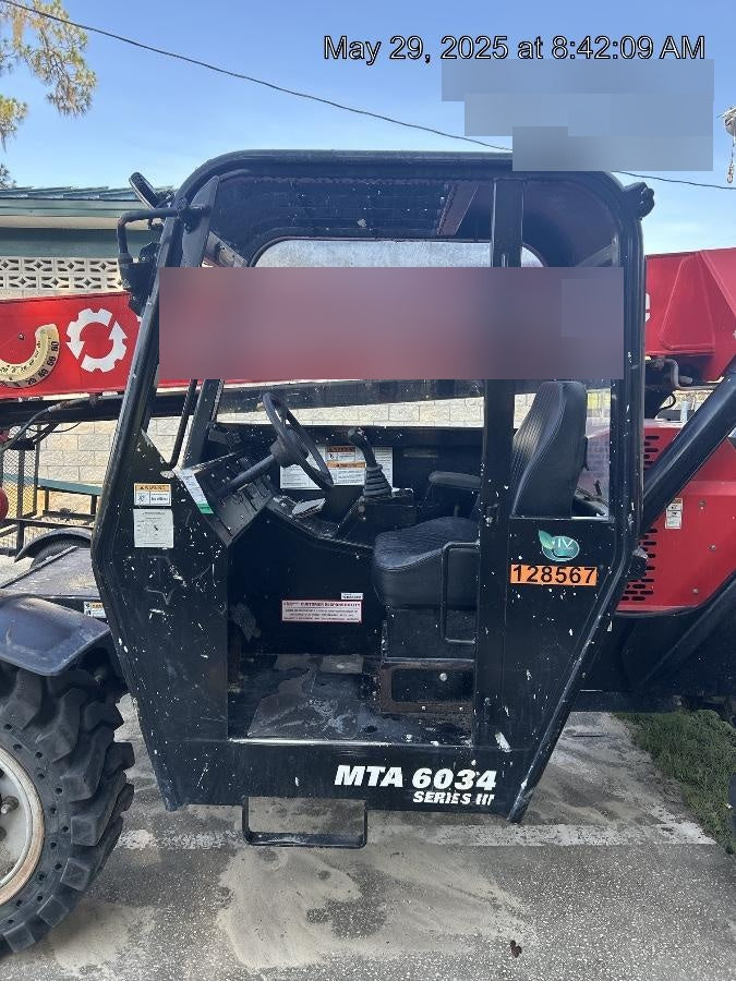 2020 Manitou MTA6034 Canopy, Solid Tires, Work Lights, Beacon, Aux Hydraulics, Back up Alarm, Mirrors, ES Keypad