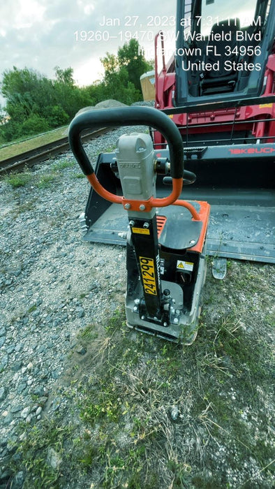 2022 Multiquip MVH158 Honda GX200, 17" Plate, Gas