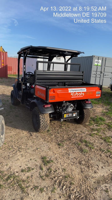 2022 Kubota RTV-X1140W-H Plastic Canopy, Windshield Acrylic Clear, LED Strobe Light, Wire Harness Kit, Back up Alarm