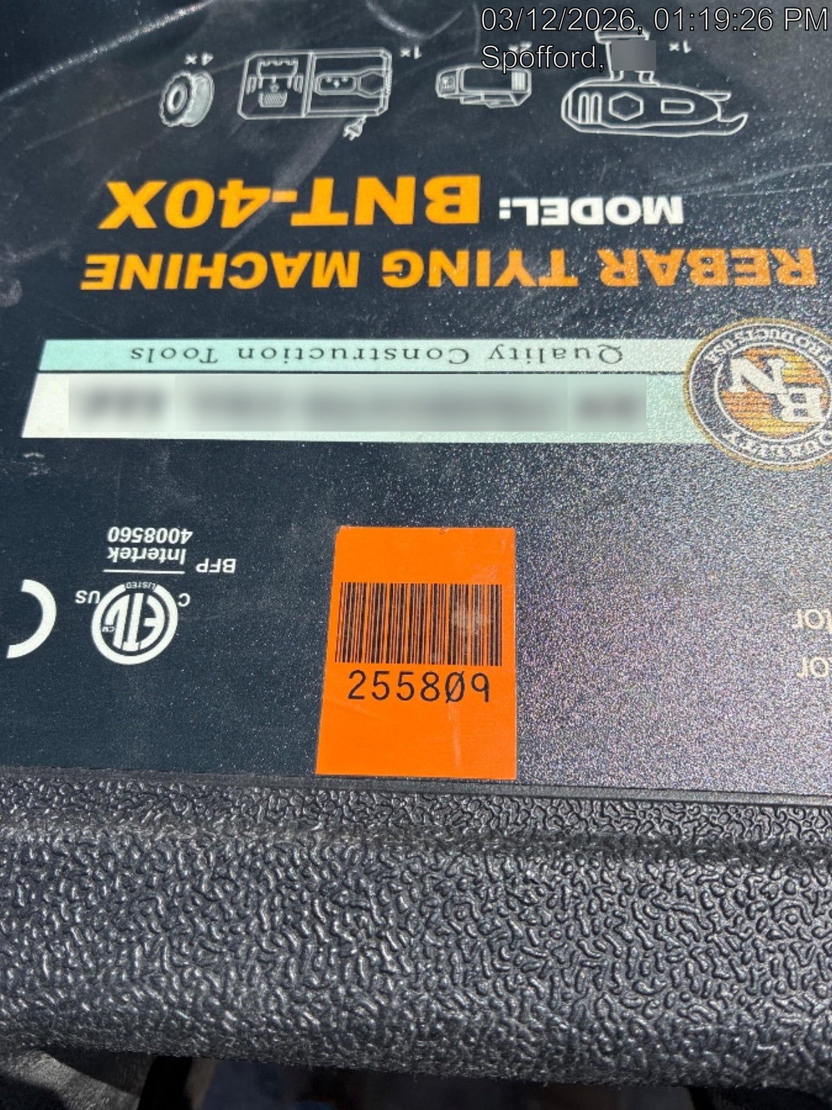 2022 BN PRODUCTS BNT-40X
