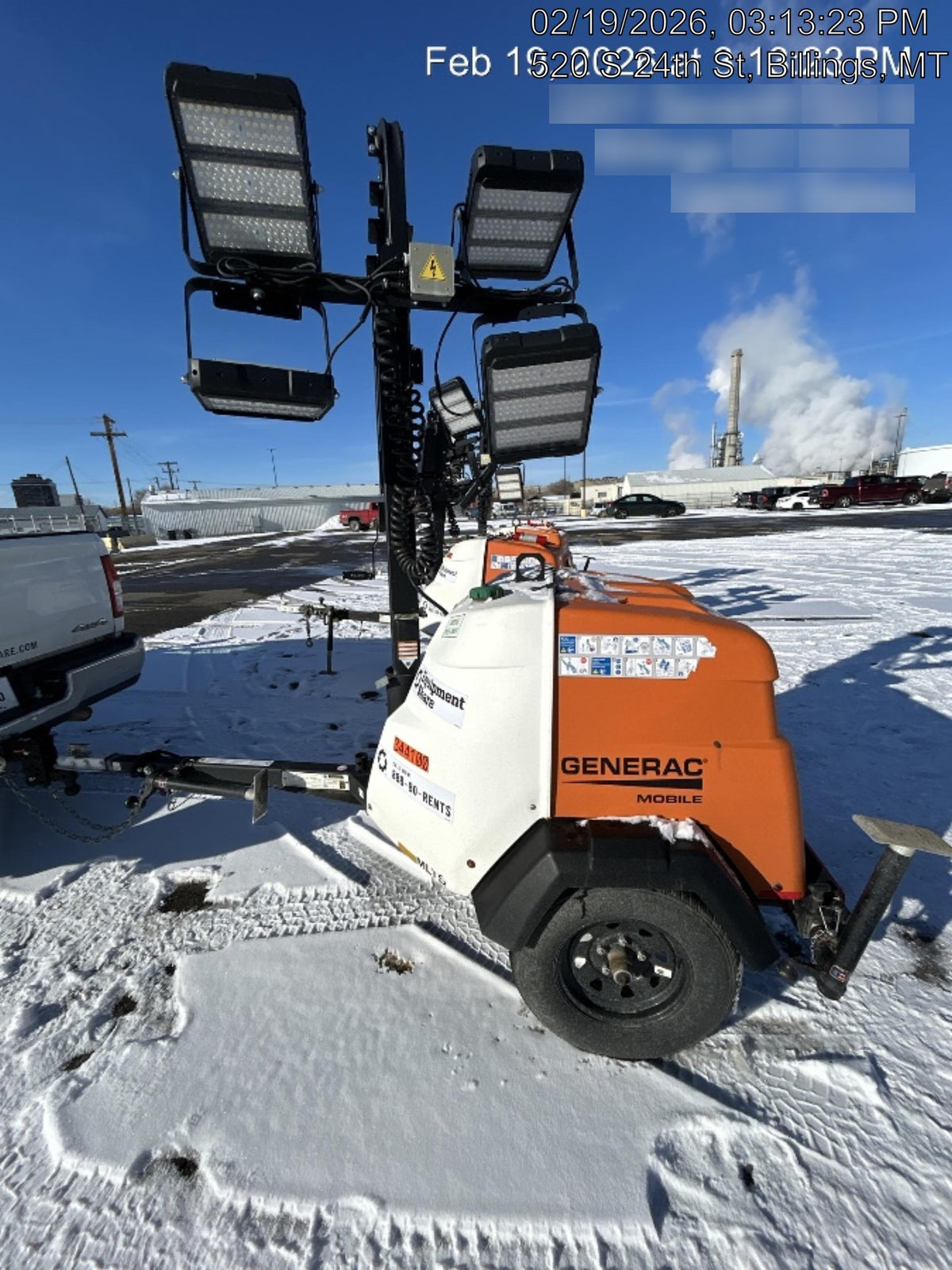 2023 Generac MLT2 Diesel, Flex Switch 120V Input, Powerzone Controller, (4) 320W LED Lights, 4kW Generator, 39.9 Gal Fuel Tank, 2" Ball, T3