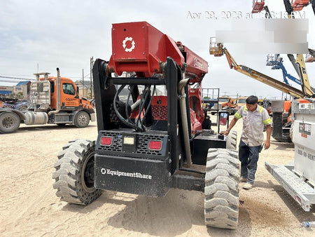 2019 Manitou MTA6034 Canopy, LED Work Lights, Solid Tires, Beacon, Auxiliary Hydraulics 48" Carriage and 48" Forks