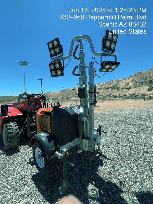 2024 Wanco WLTT-4MM4K Diesel, Deep Sea Controller, Shore Power Plug, Auto Start, (4) 350W LED Floodlights, 4kW Generator, 60 Gal Fuel Tank, 2" Ball, T3