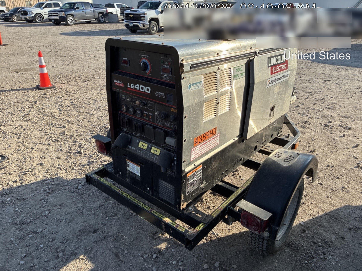 2024 Lincoln Electric LE400 Kubota V1505, Trlr, Cable Rack, Light Kit, ES Decals, T3