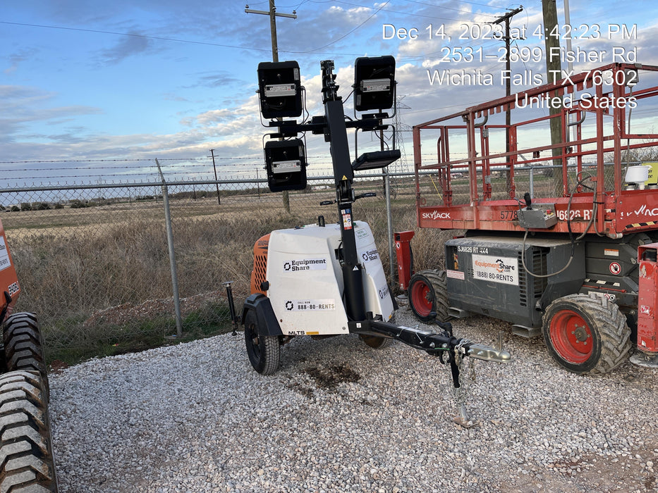 2023 Generac MLT2 Diesel, Flex Switch 120V Input, Powerzone Controller, (4) 320W LED Lights, 4kW Generator, 39.9 Gal Fuel Tank, 2" Ball, T3
