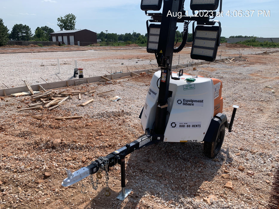 2023 Generac MLT2 Diesel, Flex Switch 120V Input, Powerzone Controller, (4) 320W LED Lights, 4kW Generator, 39.9 Gal Fuel Tank, 2" Ball, T3