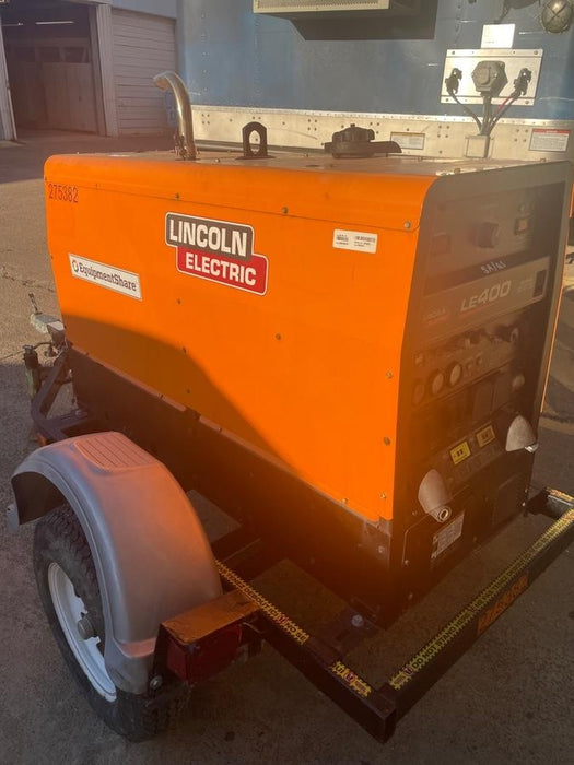 2022 Lincoln Electric LE400 Kubota V1505, Trlr, Cable Rack, Light Kit, ES Decals, T3