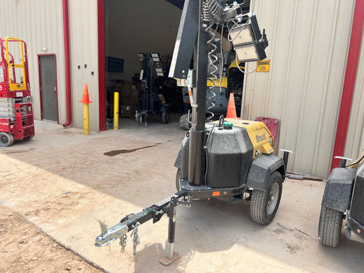 2022 Allmand NLV3GR (4) LED Light Fixture 350W, 23' Vertical Mast, 3kW Prime, Towable, ES Decals, T3