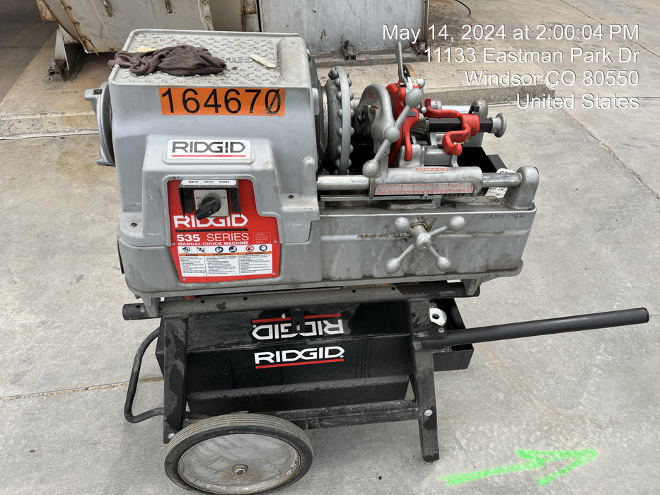 2021 RIDGID 535