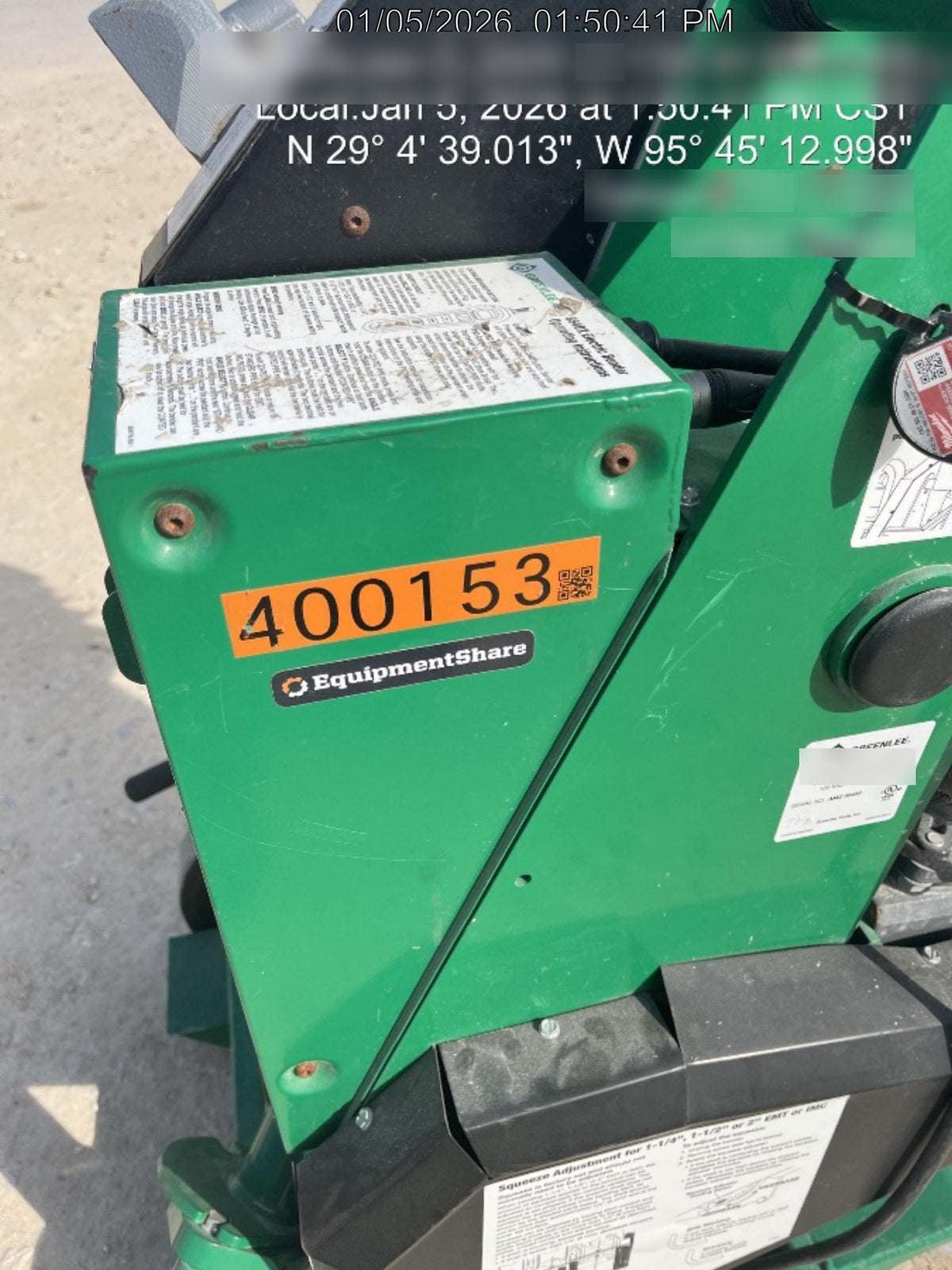 2023 GREENLEE 854DX